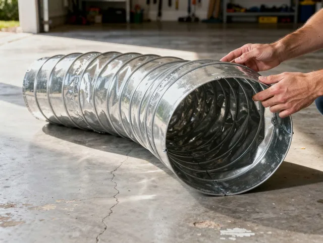 Willoughby Dryer Vent Cleaning specialist using advanced equipment for thorough duct cleaning in Willoughby