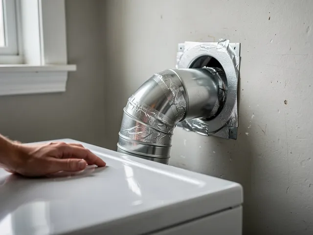 Willoughby Dryer Vent Cleaning expert performing professional dryer vent repair and installation in Willoughby